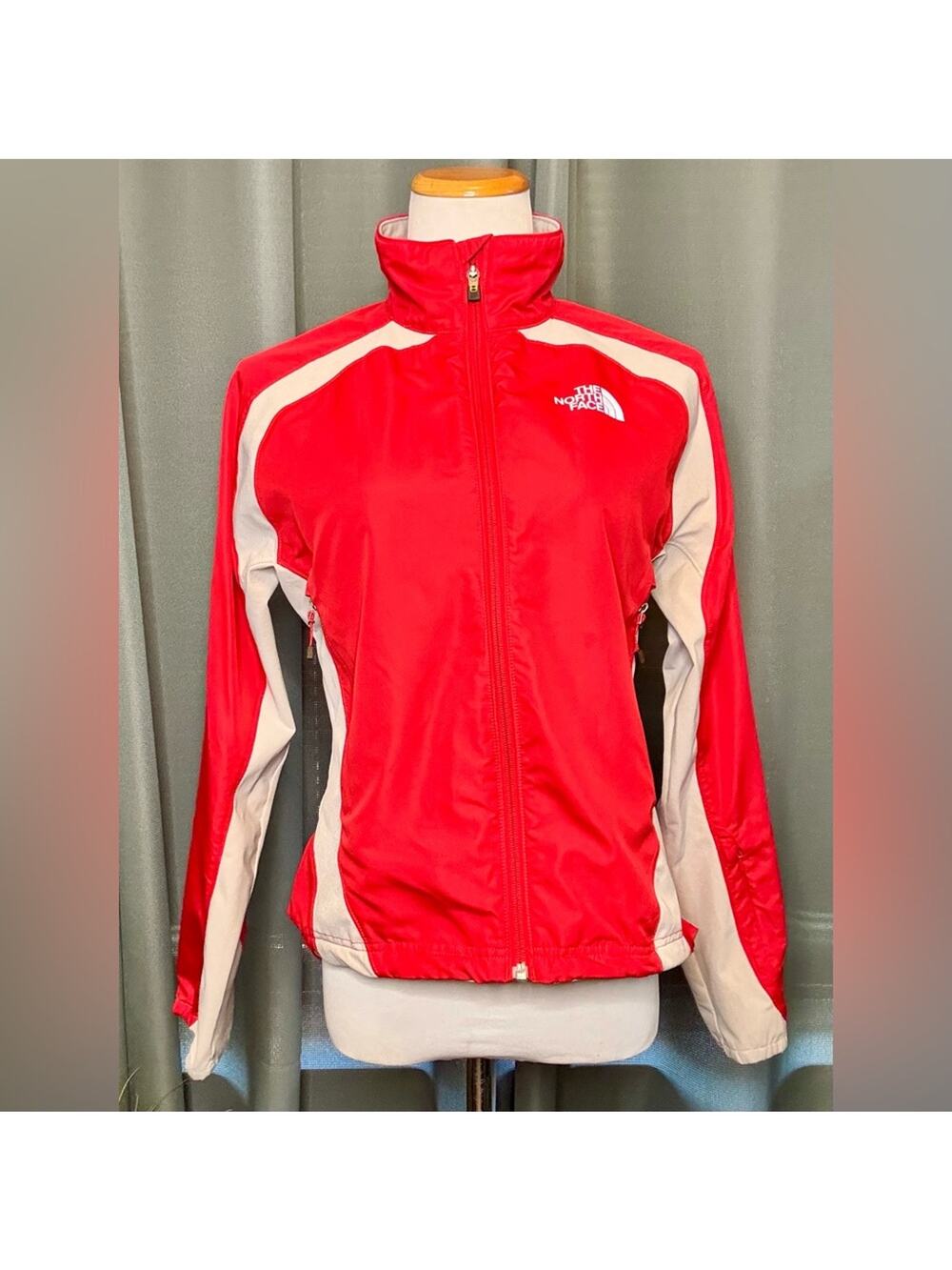 The North Face Red and White Jacket